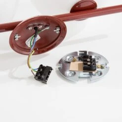 FLOS IC C/W1 Double Wandleuchte Rot Ø 20 Cm -Flos Verkaufsgeschäft 3510671 6