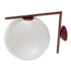 FLOS IC C/W2 Wandleuchte, Burgunder-rot Ø 30 Cm 9 FLOS IC C/W2 Wandleuchte, Burgunder-rot Ø 30 Cm -Flos Verkaufsgeschäft 3510677 2