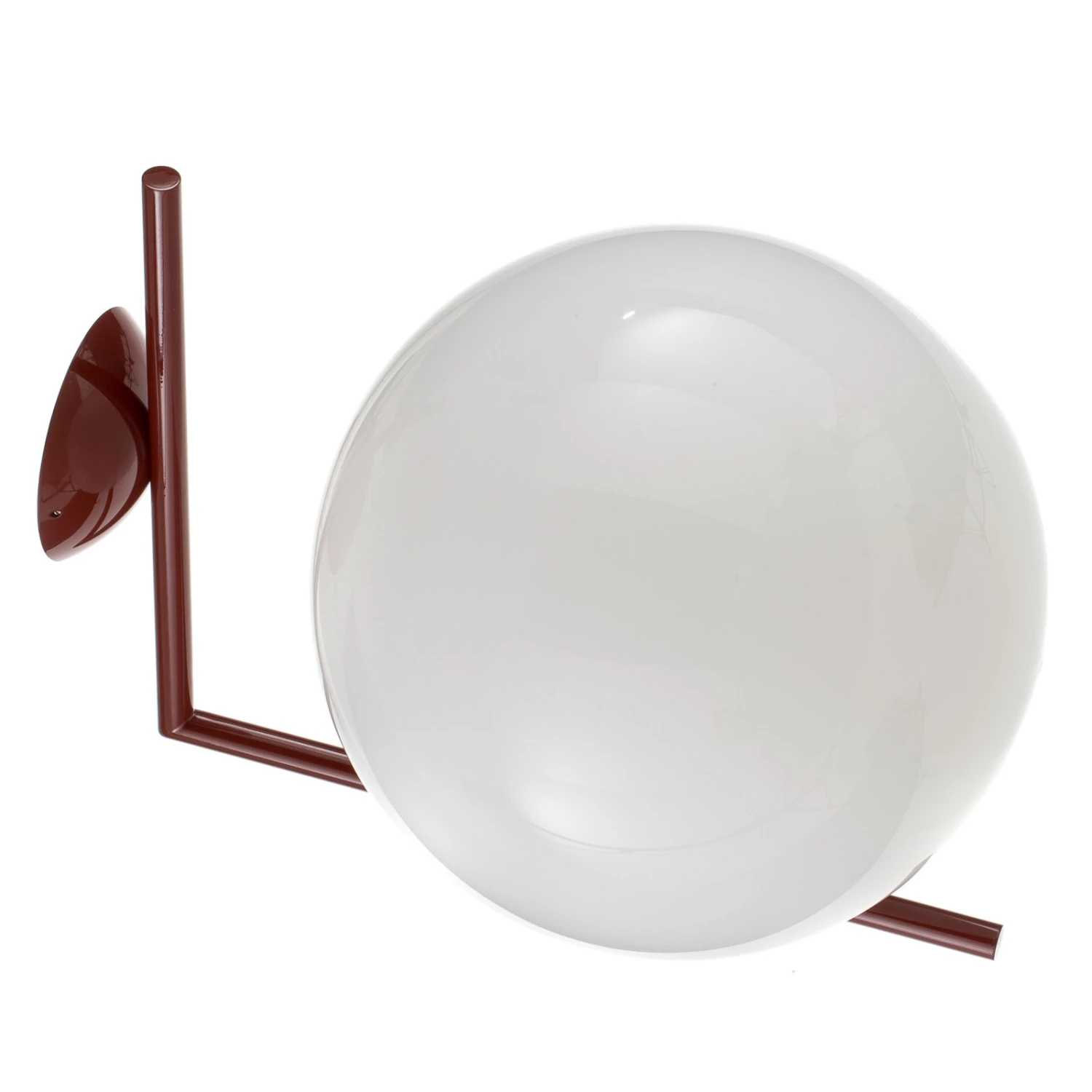 FLOS IC C/W2 Wandleuchte, Burgunder-rot Ø 30 Cm 4 FLOS IC C/W2 Wandleuchte, Burgunder-rot Ø 30 Cm – Bild 4