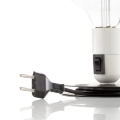 FLOS Lampadina LED-Tischlampe Weiß, Fuß Schwarz -Flos Verkaufsgeschäft 3510702 5