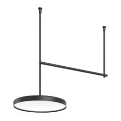 FLOS Infra-Structure C3 LED-Deckenlampe Schwarz