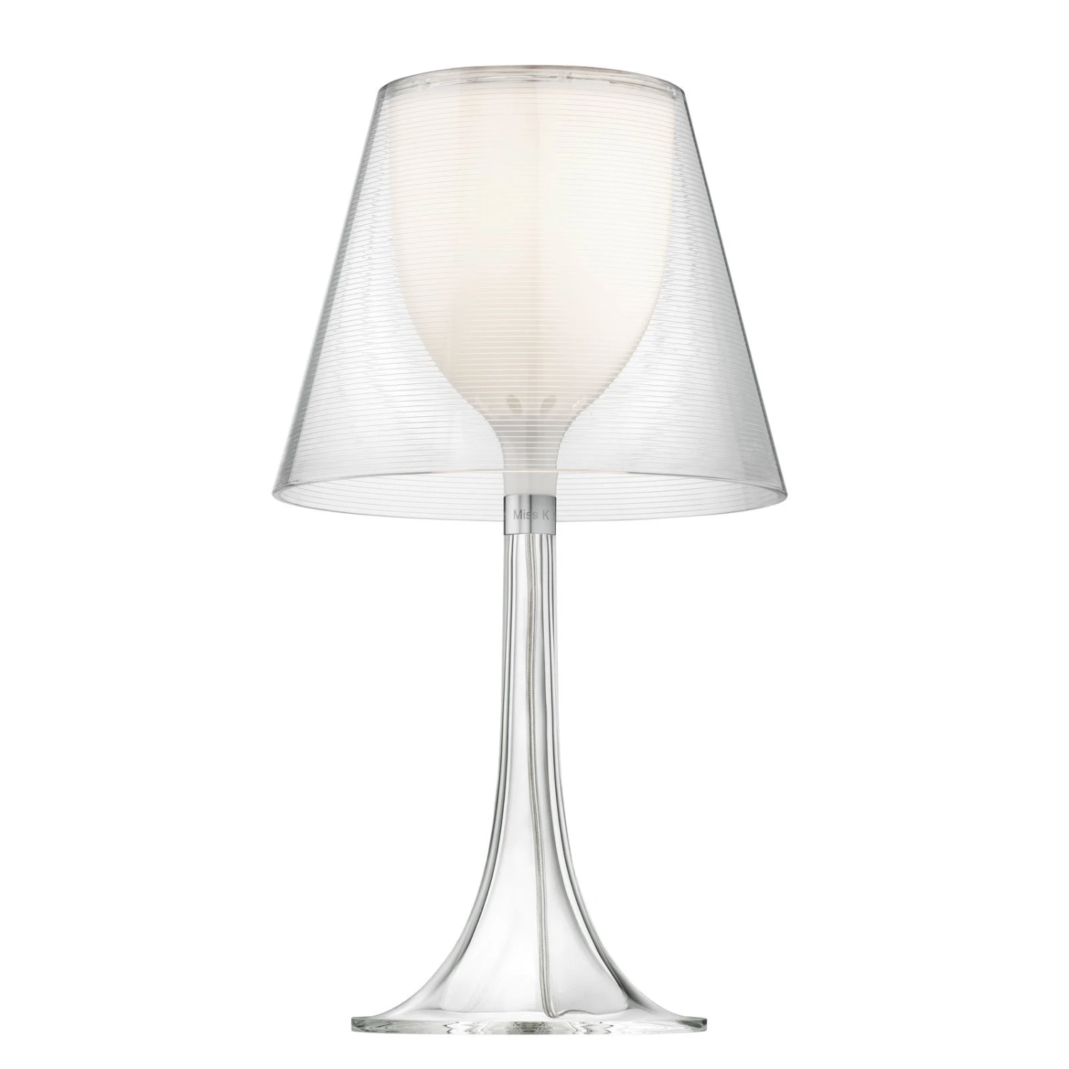 FLOS Miss K Tischlampe, Dimmschalter, Transparent 1 FLOS Miss K Tischlampe, Dimmschalter, Transparent