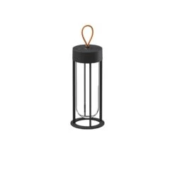 FLOS In Vitro Unplugged LED-Leuchte Schwarz 2700K