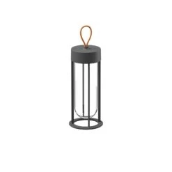 FLOS In Vitro Unplugged LED-Leuchte Grau 2700K