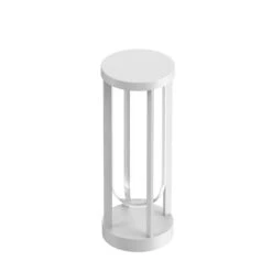 FLOS In Vitro Bollard 1, 2.700 K, 40 Cm, Weiß