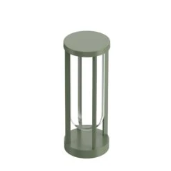 FLOS In Vitro Bollard 1, 2.700 K, 40 Cm, Hellgrün