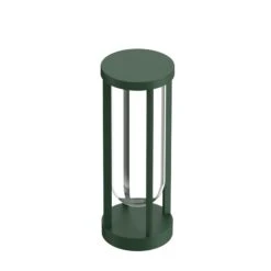 FLOS In Vitro Bollard 1, 2.700 K, 40 Cm Dunkelgrün