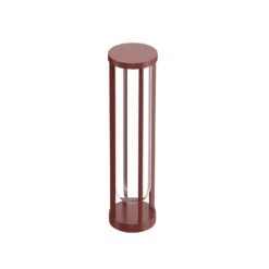 FLOS In Vitro Bollard 2, 2.700 K, 60 Cm Terracotta