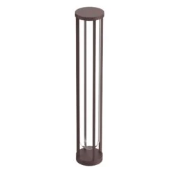 FLOS In Vitro Bollard 3, 2.700 K 90 Cm Dunkelbraun