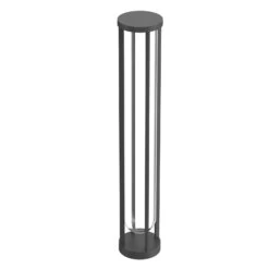 FLOS In Vitro Bollard 3, 2.700 K 90 Cm Anthrazit