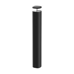 FLOS Pointbreak Bollard 2, 2.700K Schwarz 90cm