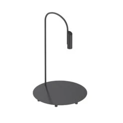 FLOS Caule Floor 1 Außenstehlampe 2.700K Schwarz