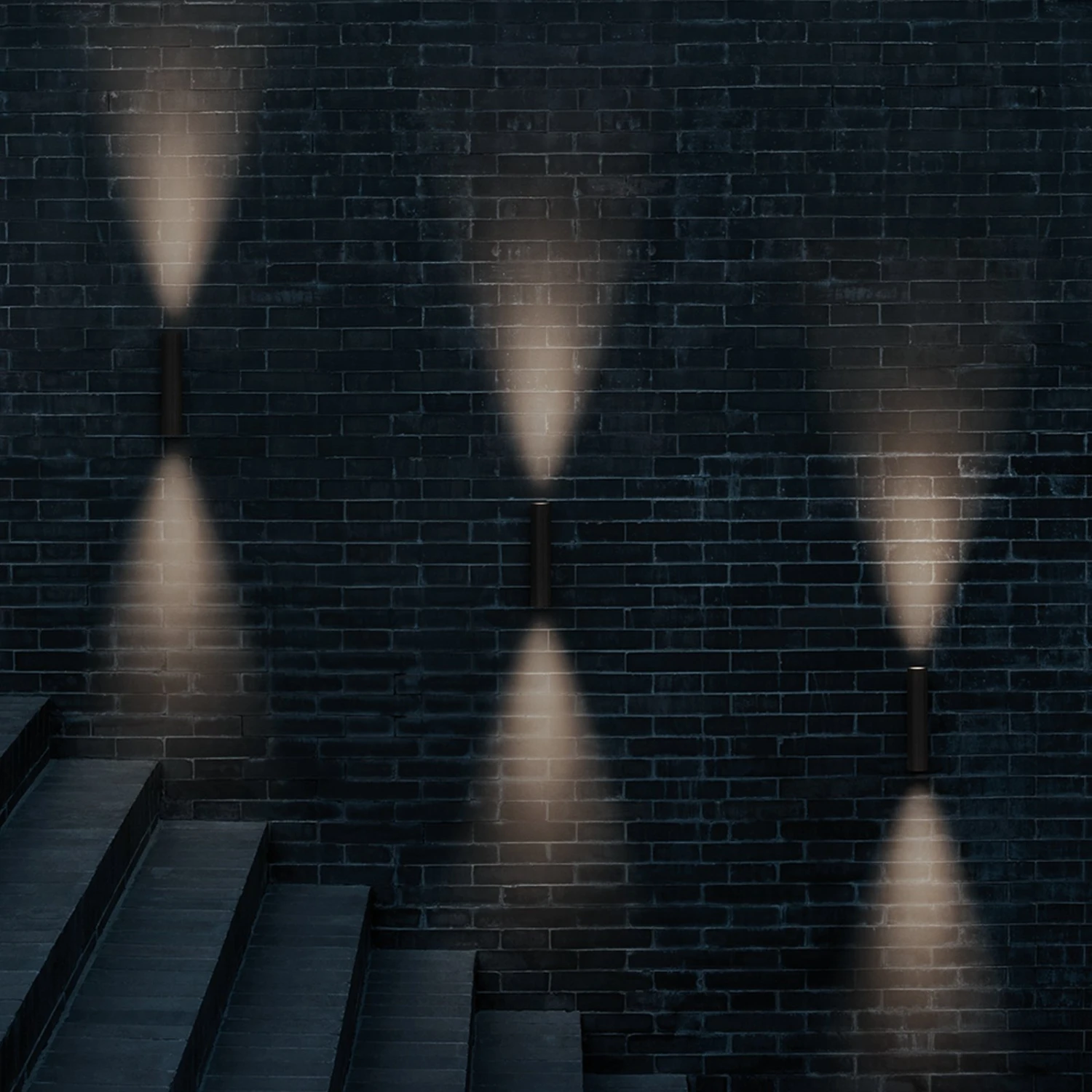 FLOS Flauta Riga 1 Außenwandlampe, 2.700K Schwarz 2 FLOS Flauta Riga 1 Außenwandlampe, 2.700K Schwarz – Bild 2