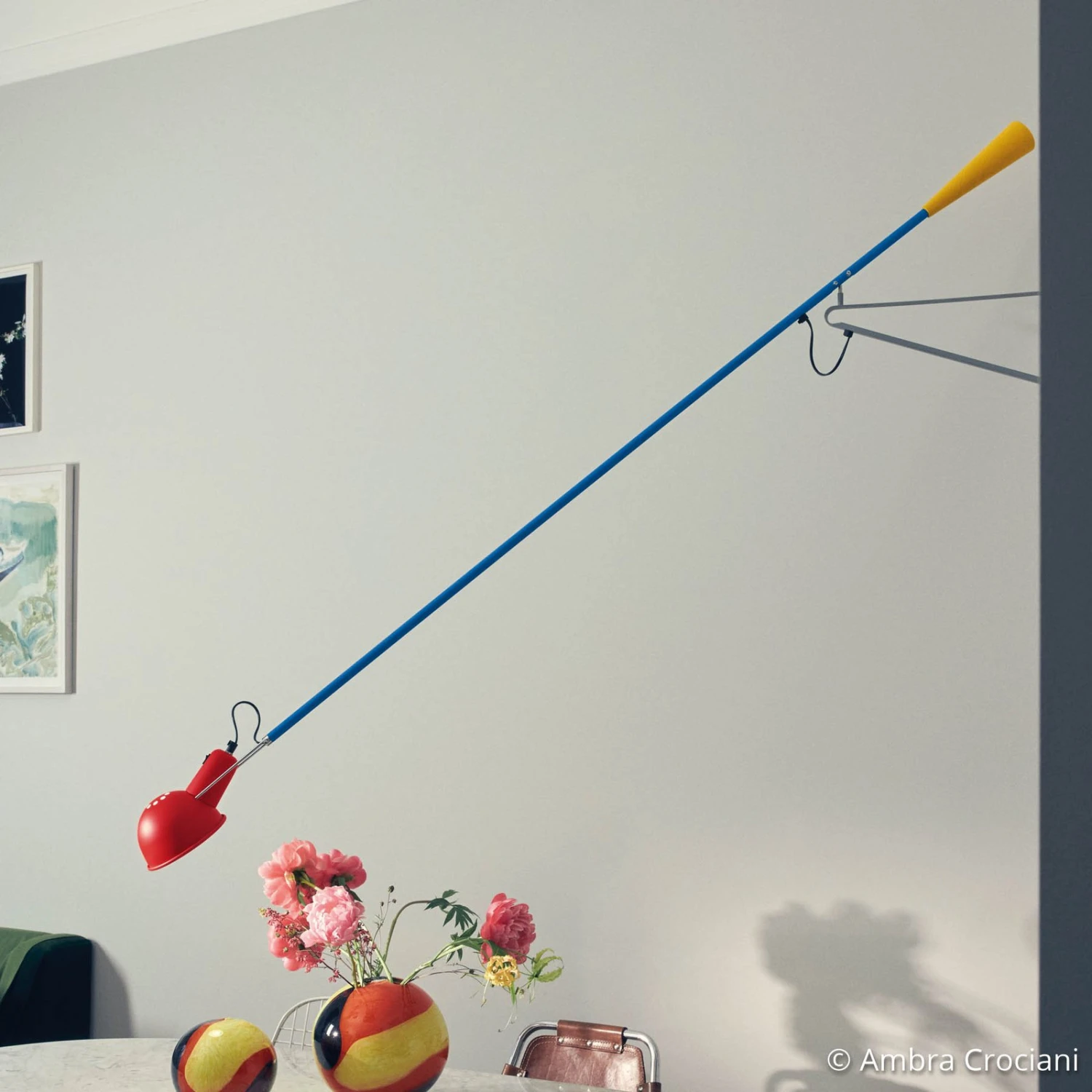 FLOS 265 Wandleuchte Aus Stahl, Chromatica 1 FLOS 265 Wandleuchte Aus Stahl, Chromatica