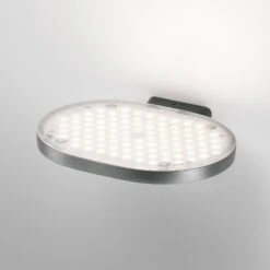 FLOS Oplight W1 LED-Wandleuchte, Grau Metallic 6 FLOS Oplight W1 LED-Wandleuchte, Grau Metallic -Flos Verkaufsgeschäft 3510917 2
