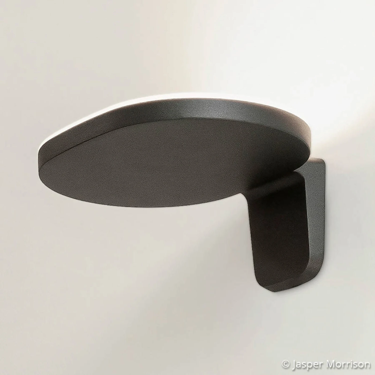 FLOS Oplight W1 LED-Wandleuchte, Anthrazit 1 FLOS Oplight W1 LED-Wandleuchte, Anthrazit