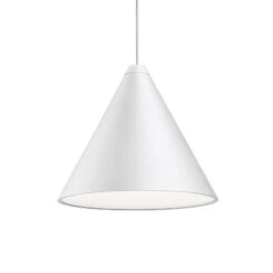 FLOS String Light Cone Hängelampe Weiß 12m Touch