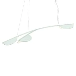 FLOS Almendra Organic HĂ€ngelampe 3fl Lang WeiĂ