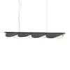 FLOS Almendra Linear LED-Hängelampe 4fl, Anthrazit
