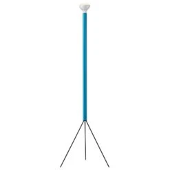 FLOS Luminator Stehleuchte, Halogen, Hellblau