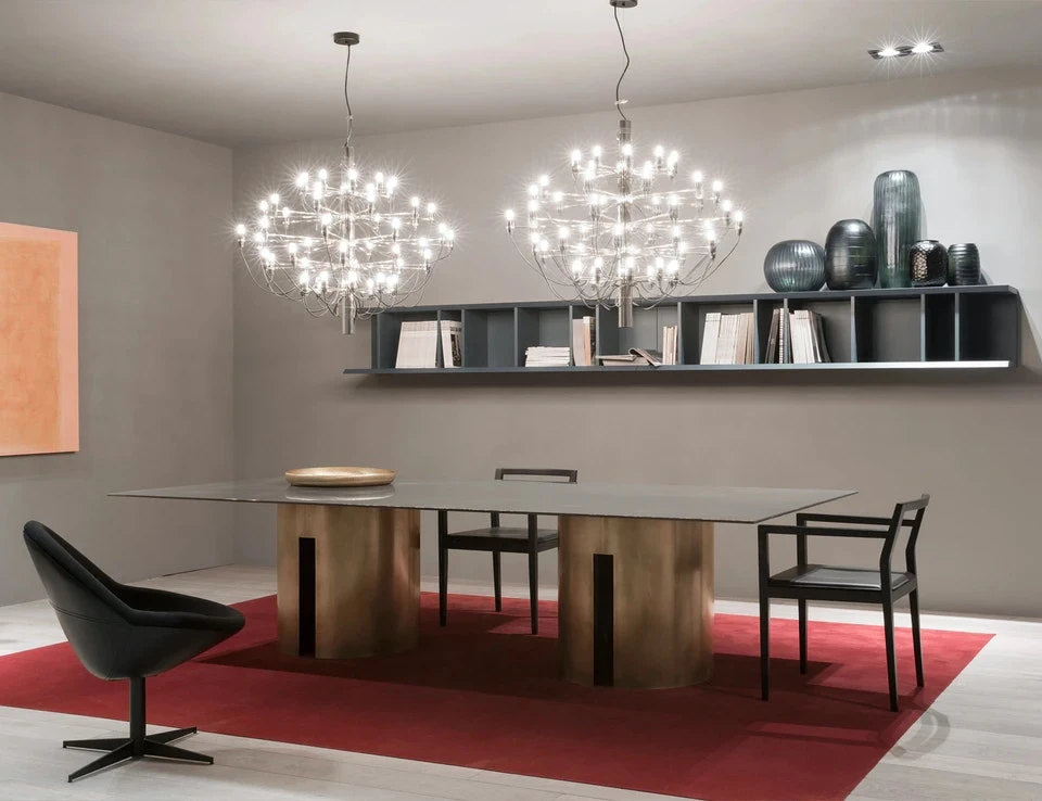 Flos 2097/30 Sarfatti Kronleuchter LED, Chrom 3 Flos 2097/30 Sarfatti Kronleuchter LED, Chrom – Bild 3