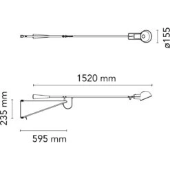 Flos 265 Small Wandleuchte, Chromatica 5 Flos 265 Small Wandleuchte, Chromatica -Flos Verkaufsgeschäft flos 265 small 0 2