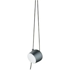 Flos Aim Cable-plug Hängelampe, Blue Steel Anodized