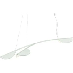 Flos Almendra Organic Y Long S3 Hängelampe, Off-white
