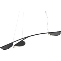 Flos Almendra Organic Y Long S3 Hängelampe, Anthrazit