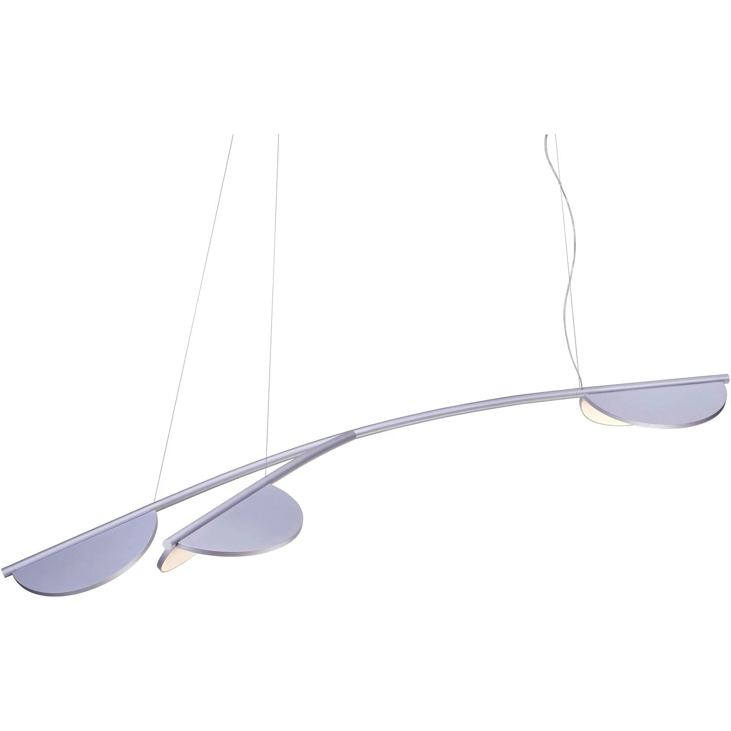 Flos Almendra Organic Y Long S3 Hängelampe, Liliac Metallized 1 Flos Almendra Organic Y Long S3 Hängelampe, Liliac Metallized