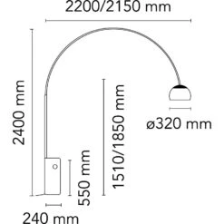 Flos Arco K Stehlampe, Crystal 11 Flos Arco K Stehlampe, Crystal -Flos Verkaufsgeschäft flos arco k floor lamp 5