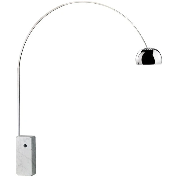 Flos Arco Standleuchte, Marmor 1 Flos Arco Standleuchte, Marmor