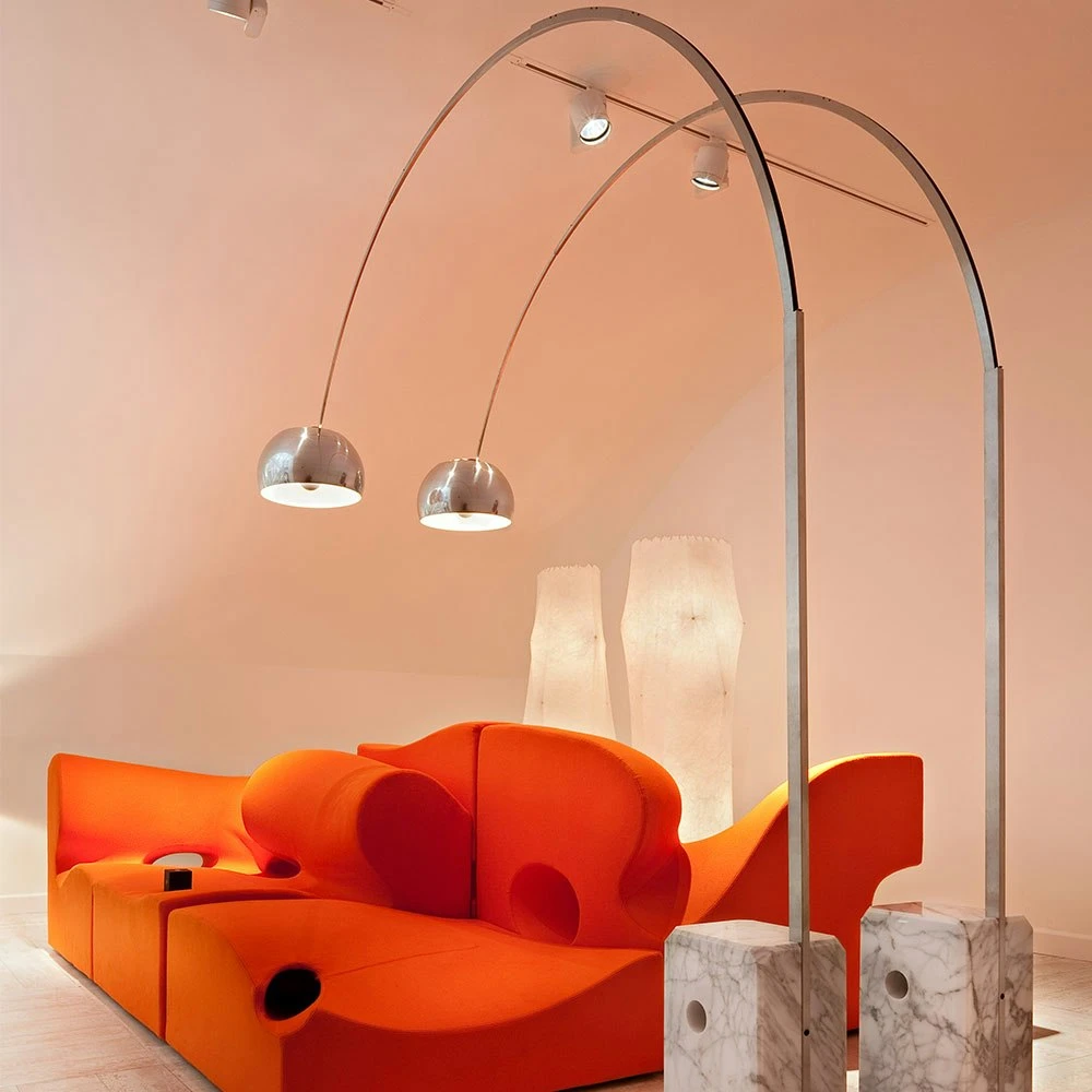 Flos Arco Standleuchte, Marmor 3 Flos Arco Standleuchte, Marmor – Bild 3