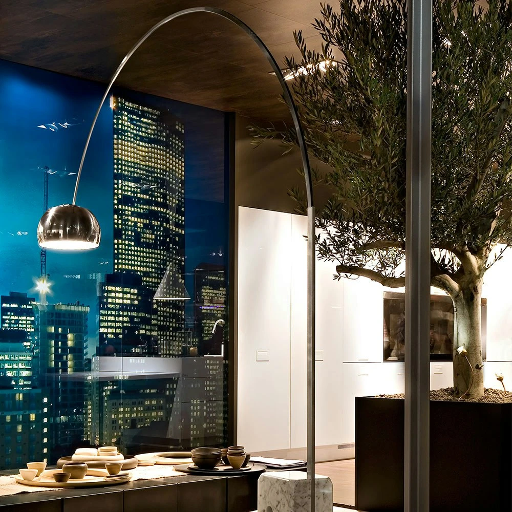 Flos Arco Standleuchte, Marmor 4 Flos Arco Standleuchte, Marmor – Bild 4