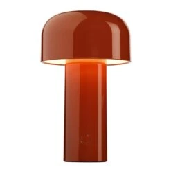 Flos Bellhop Tischlampe Tragbar, Ziegelrot