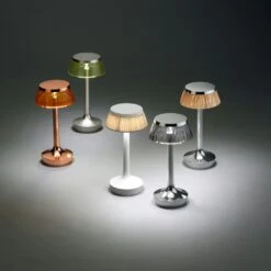 Flos Bon Jour Unplugged Lampenfuß, Kupfer -Flos Verkaufsgeschäft flos bon jour unplugged lampenfu weiss 1 3