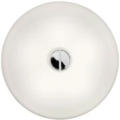 Flos Button HL Decken/Wandleuchte, Weiss