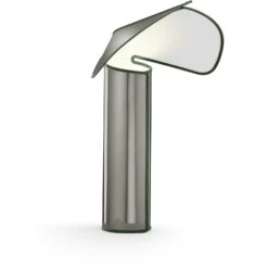 Flos Chiara T Tischlampe,  Dunkelgrau / Olivgrün