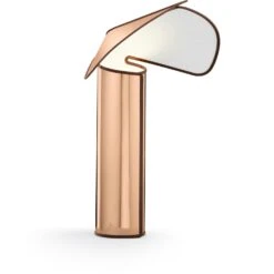 Flos Chiara T Tischlampe,  Rose Gold / Rot