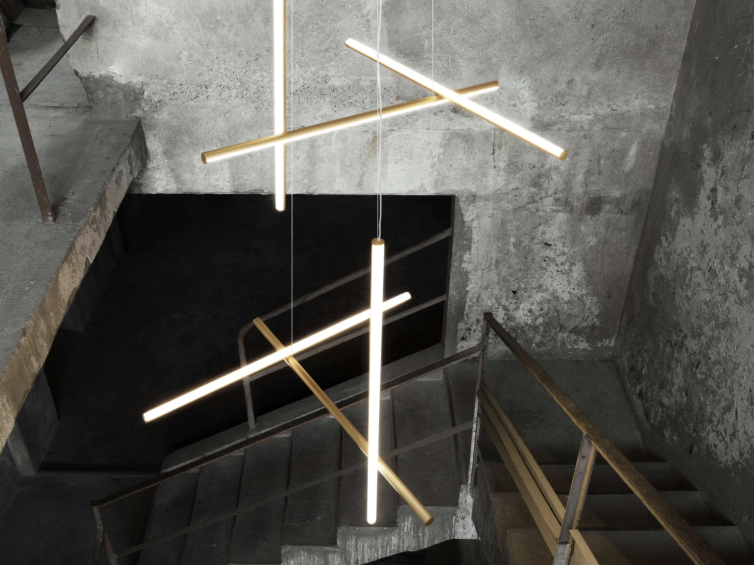 Flos Coordinates C1 Deckenlampe, Anodized Champagne 3 Flos Coordinates C1 Deckenlampe, Anodized Champagne – Bild 3