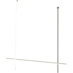 Flos Coordinates C2 Long CLIII Deckenlampe, Argent Moon