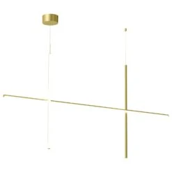 Flos Coordinates S2 Hängelampe, Anodized Champagne