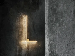 Flos Coordinates W2 Wandleuchte, Anodized Champagne -Flos Verkaufsgeschäft flos coordinates w2 wall lamp 1