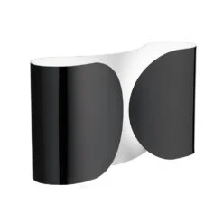 Flos Foglio Wandleuchte, Schwarz