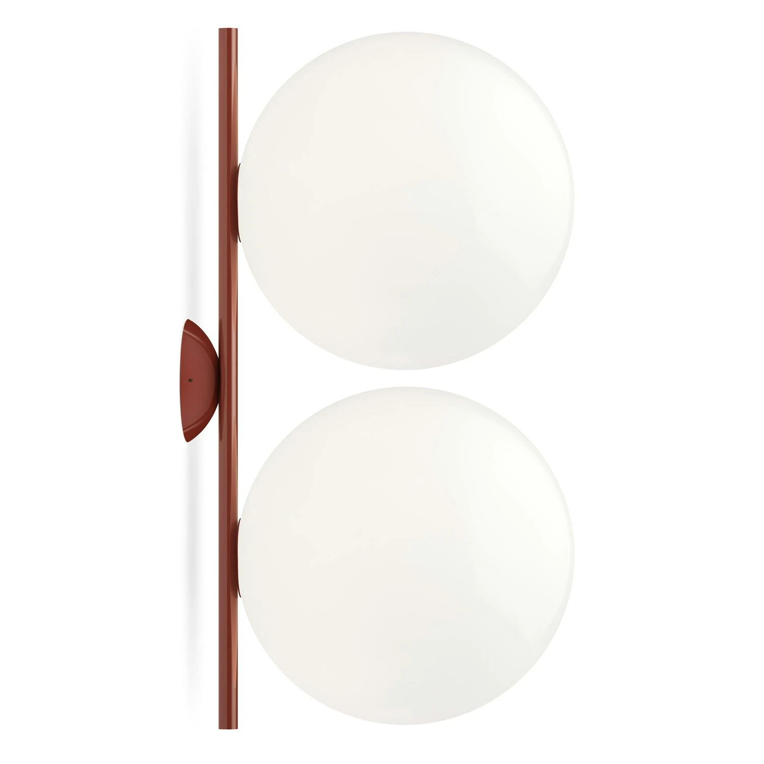 Flos Ic Lights C/W2 Double Wandleuchte, Burgundy 1 Flos Ic Lights C/W2 Double Wandleuchte, Burgundy