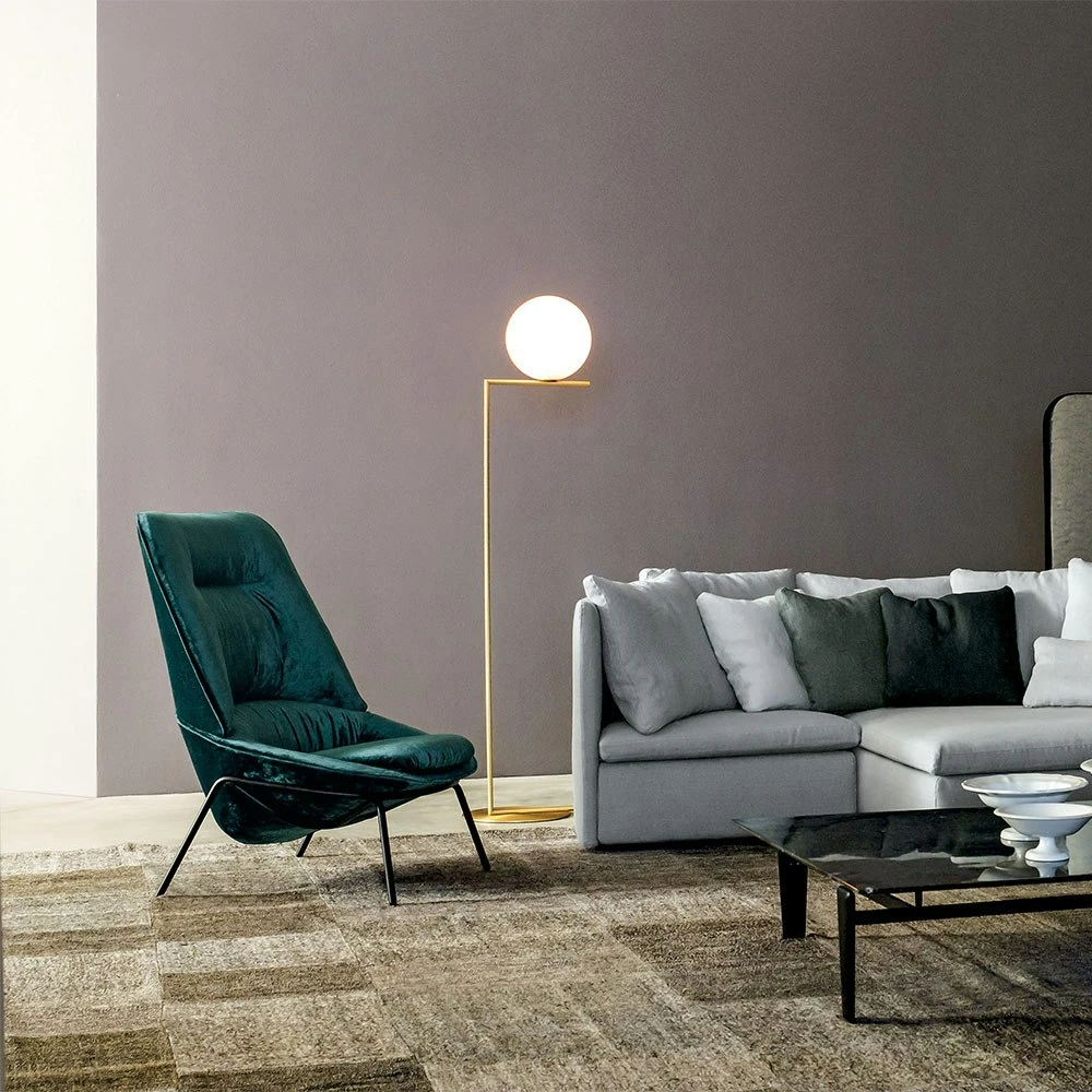 Flos IC Lights F2 Standleuchte, Messing 5 Flos IC Lights F2 Standleuchte, Messing – Bild 5