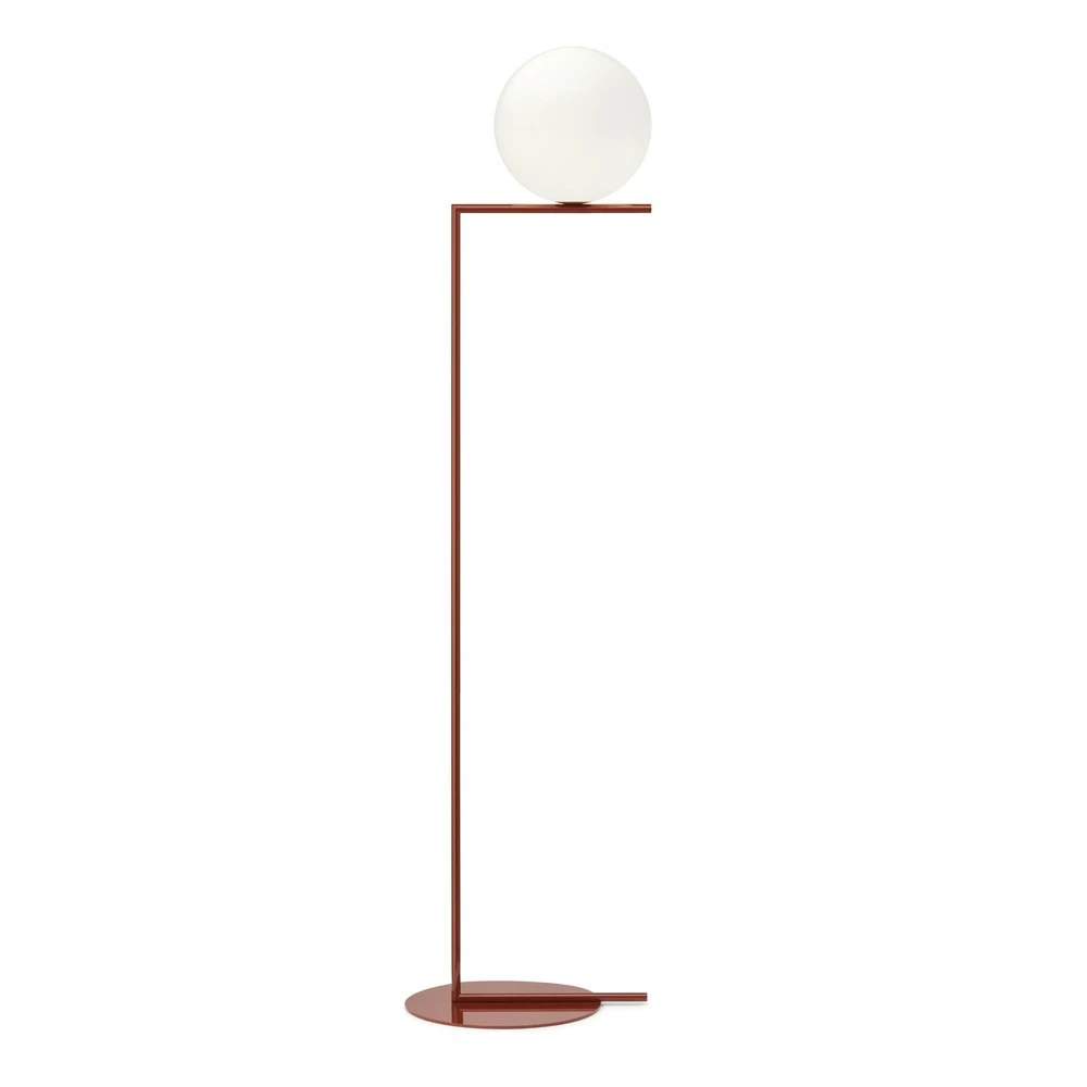 Flos IC Lights Floor 2, Burgundy Red 1 Flos IC Lights Floor 2, Burgundy Red