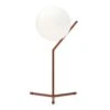 Flos IC Lights Table 1 High, Burgundy Red