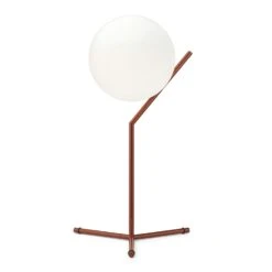 Flos IC Lights Table 1 High, Burgundy Red