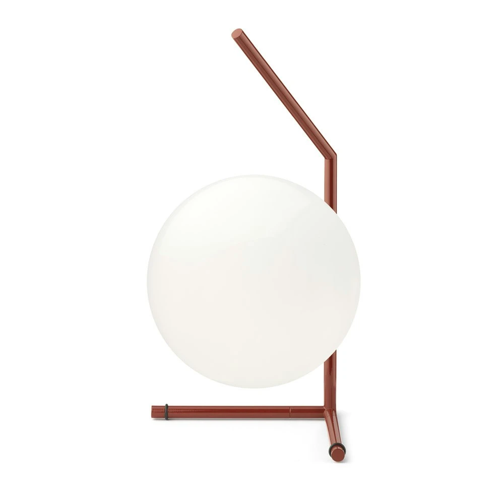Flos IC Lights Table 1 Low, Burgundy Red 1 Flos IC Lights Table 1 Low, Burgundy Red